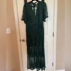 Floor Length Lace Dress